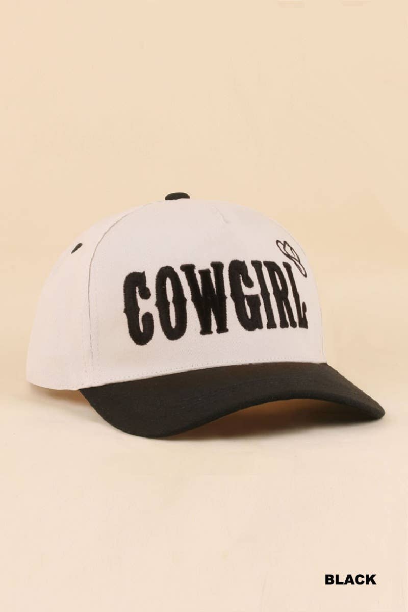 Cowgirl Two Tone Snapback Hat