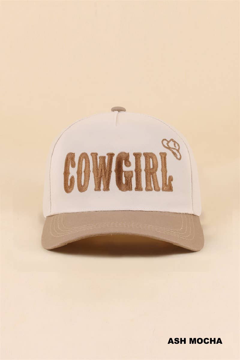 Cowgirl Two Tone Snapback Hat