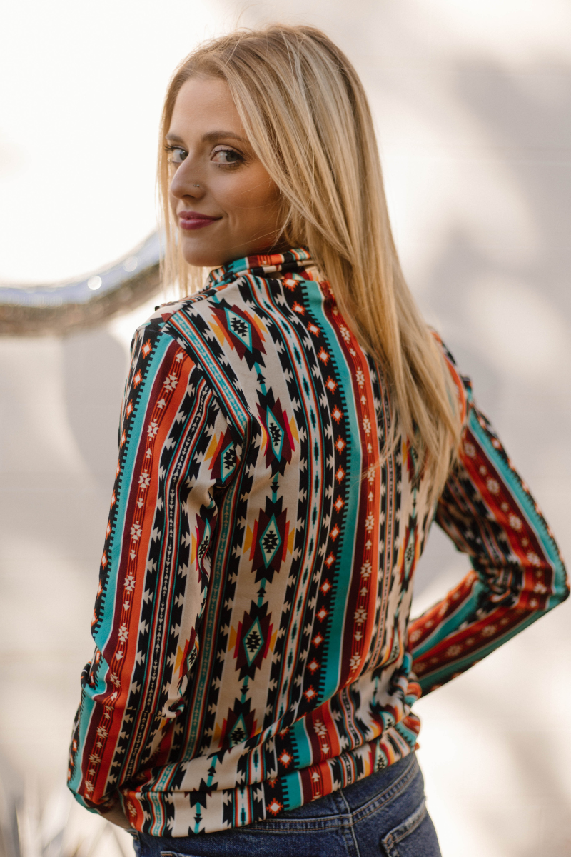 Sunburst Stampede Pullover