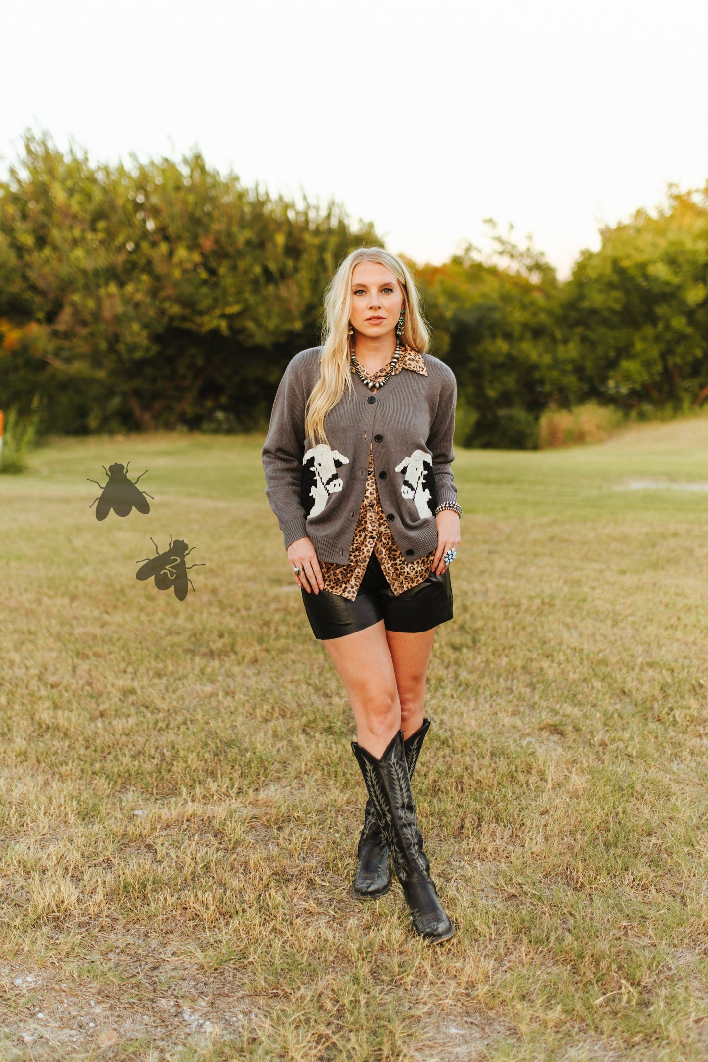 WESTERN WILD *LEOPARD Shirt