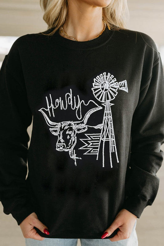 Black Howdy Sweatshirt