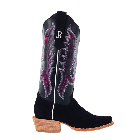 R. Watson Black Roughout Women's Boot RWL8400