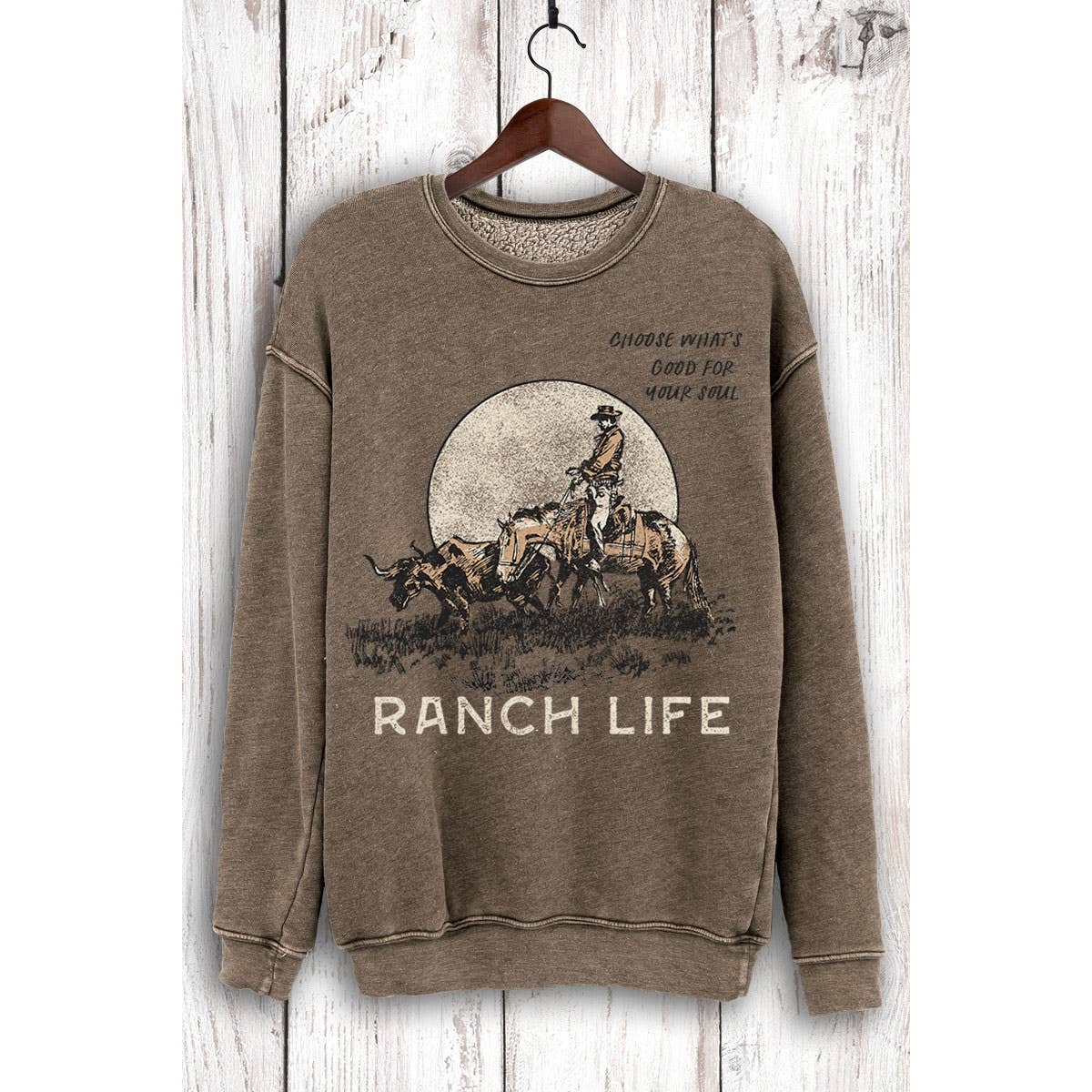 RANCH LIFE MINERAL GRAPHIC SWEATSHIRTS