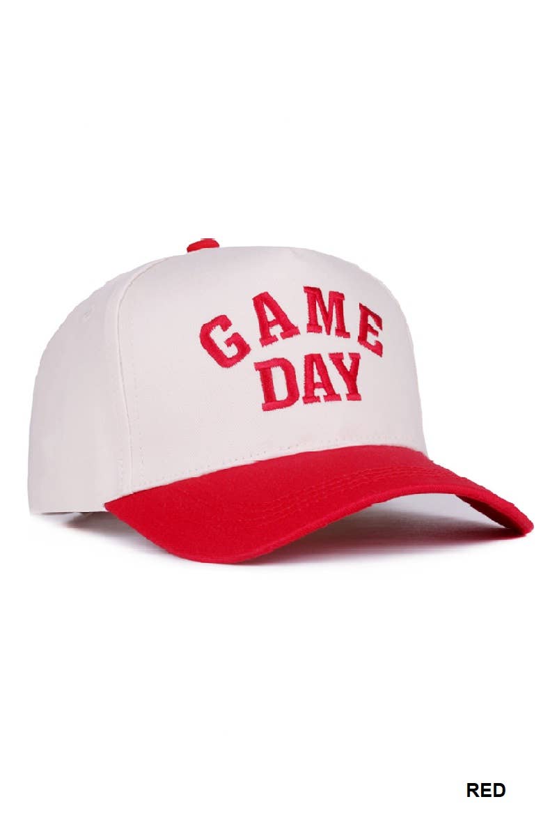 Game Day Two Tone Canvas Cotton Cap