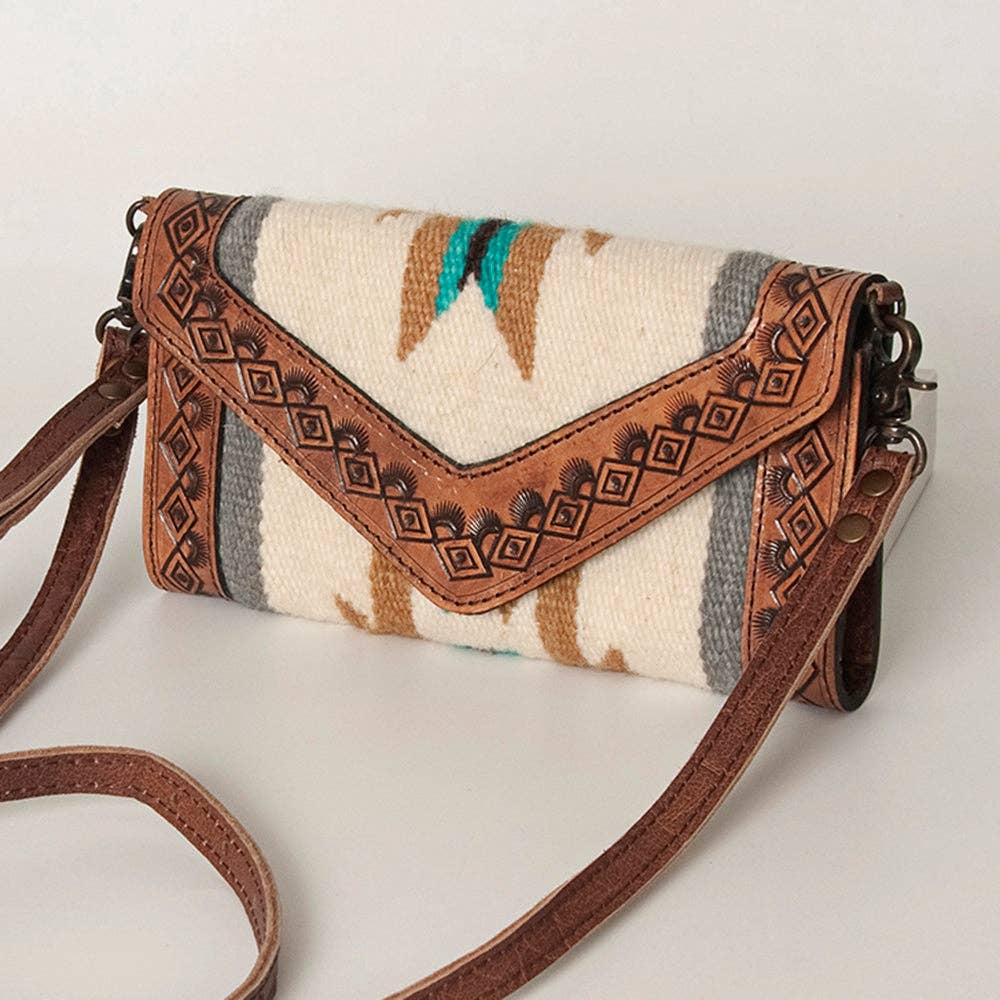 American Darling Envelope Genuine Western Leather Women Bag