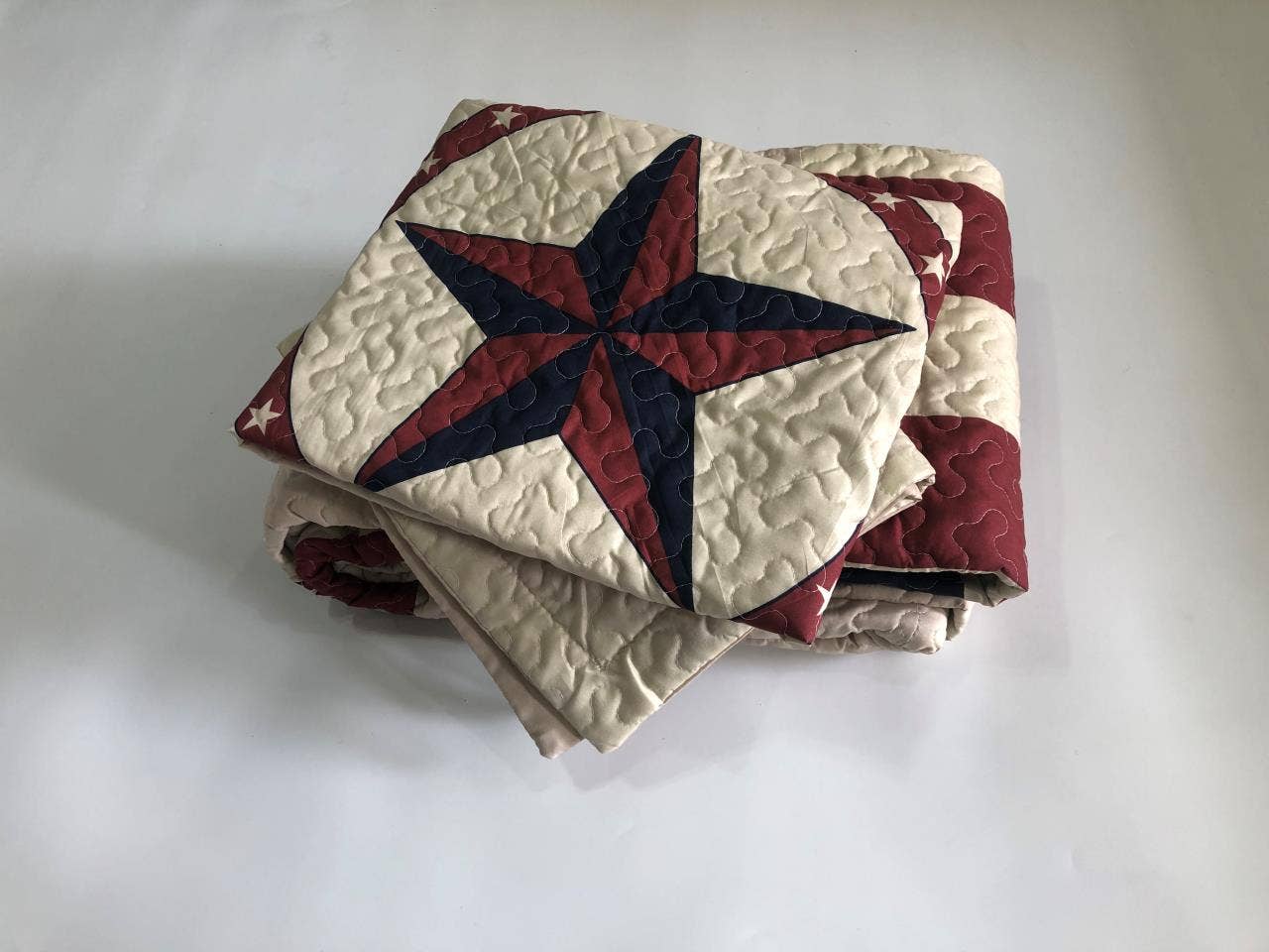 American Flag 3pc Bedspread Quilt