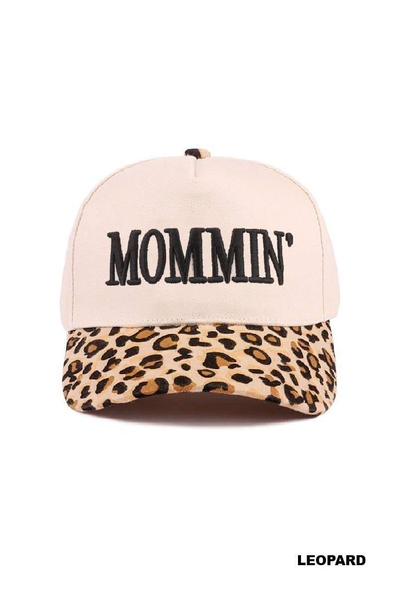 Mommin' Two Tone Canvas Cotton Cap