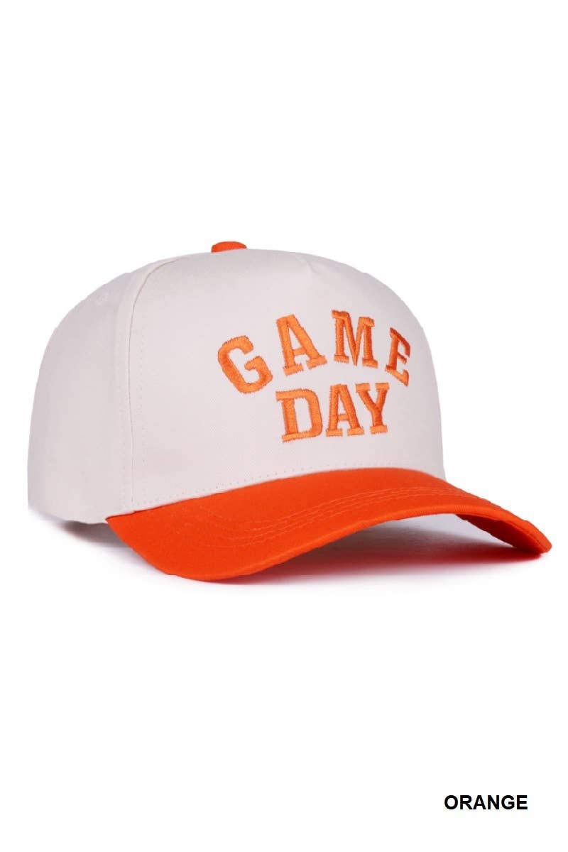 Game Day Two Tone Canvas Cotton Cap