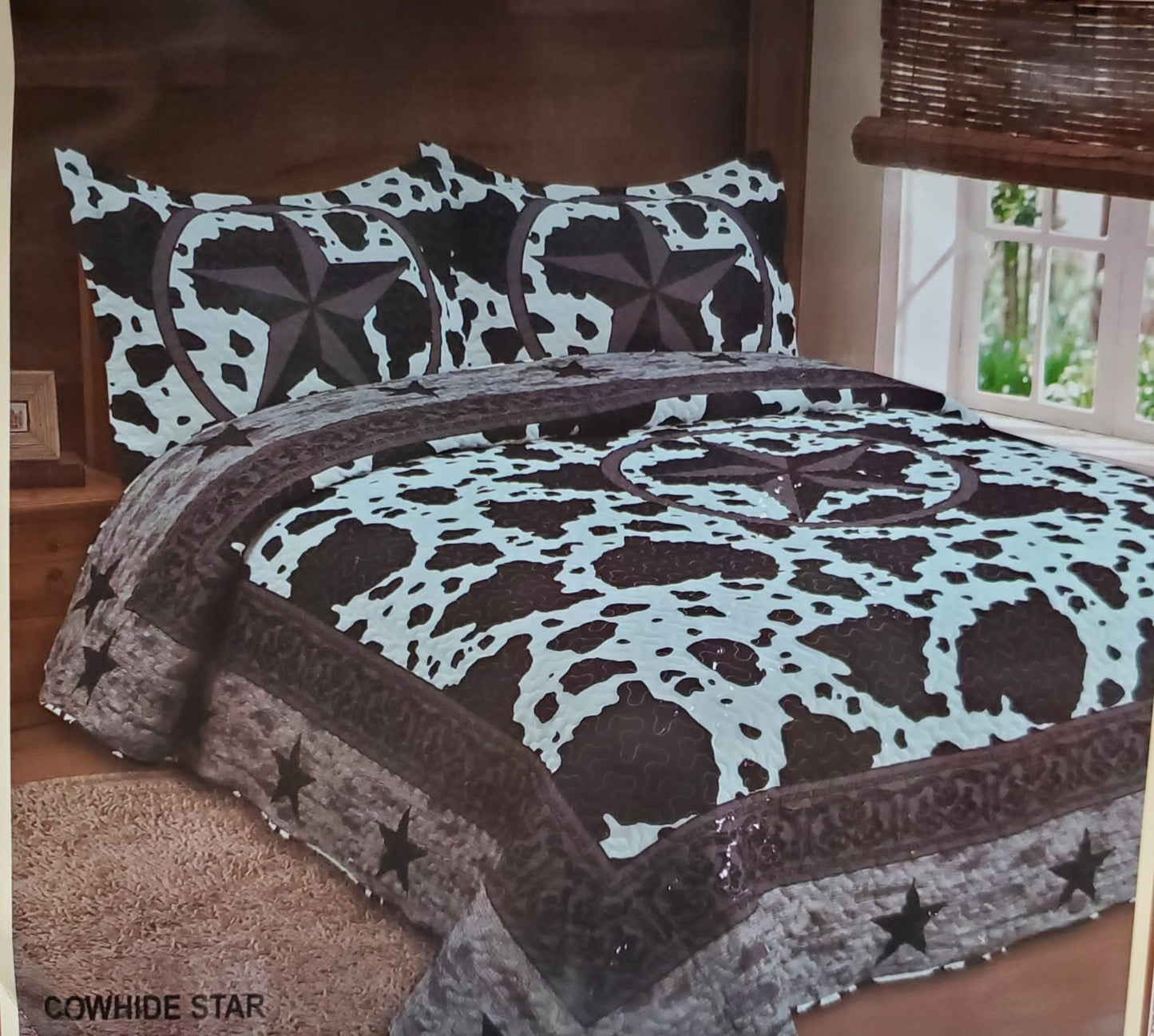 Stars &  Navajo 3pc Bedspread Set