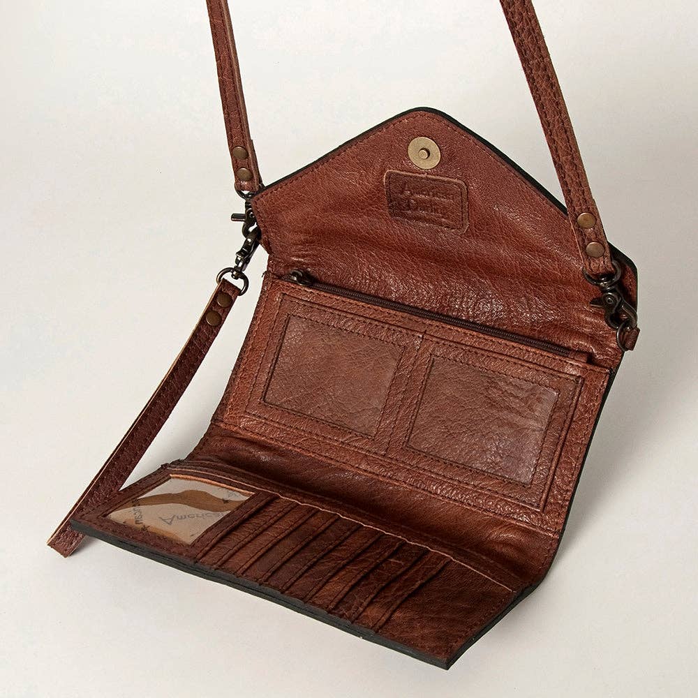 American Darling Envelope Genuine Western Leather Women Bag
