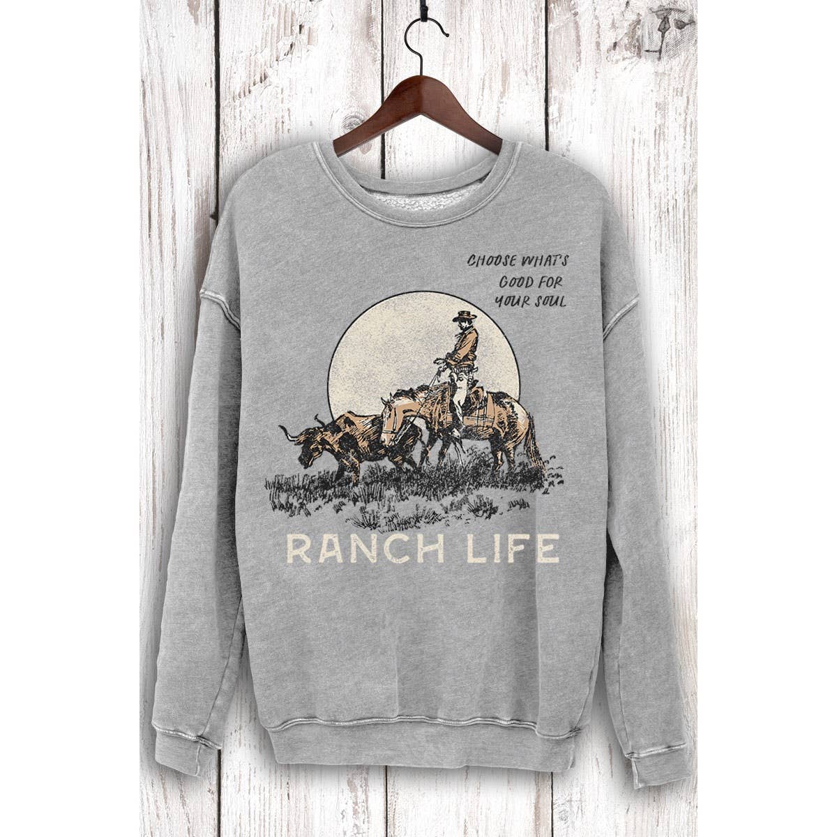 RANCH LIFE MINERAL GRAPHIC SWEATSHIRTS