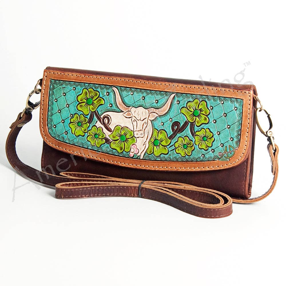 American Darling Wallet Genuine Western Leather Women Bag
