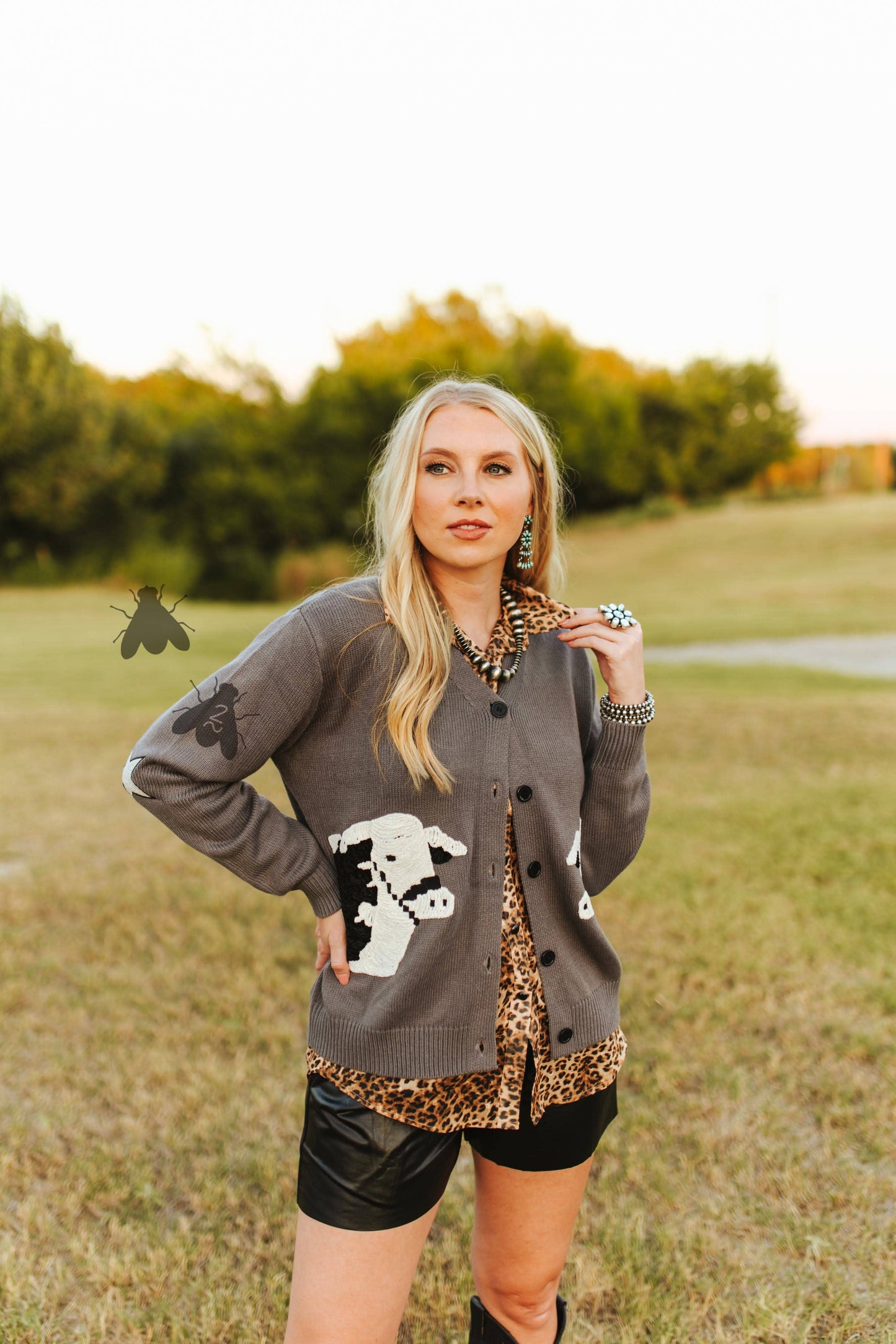 WESTERN WILD *LEOPARD Shirt