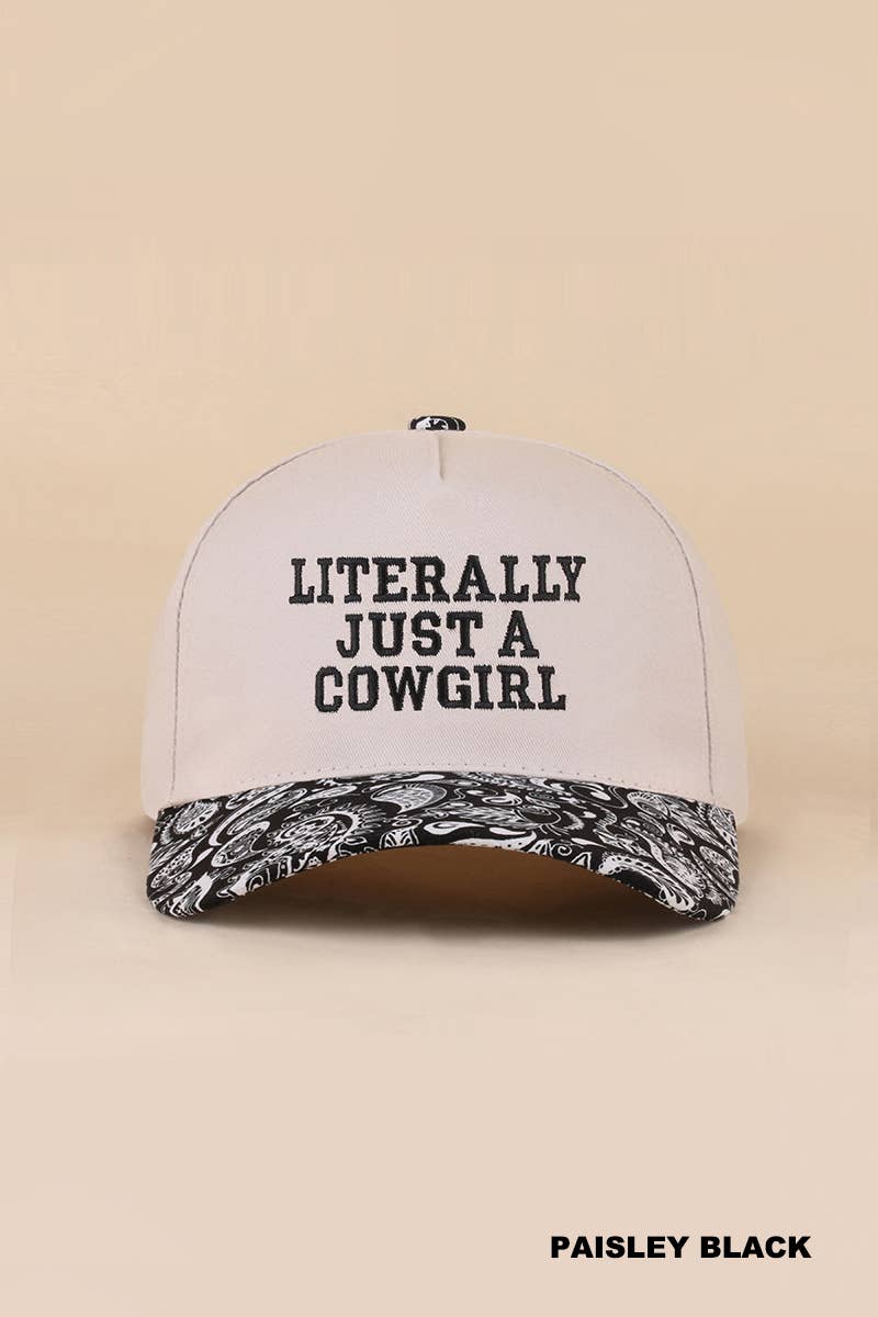 Cowgirl Two Tone Snapback Hat