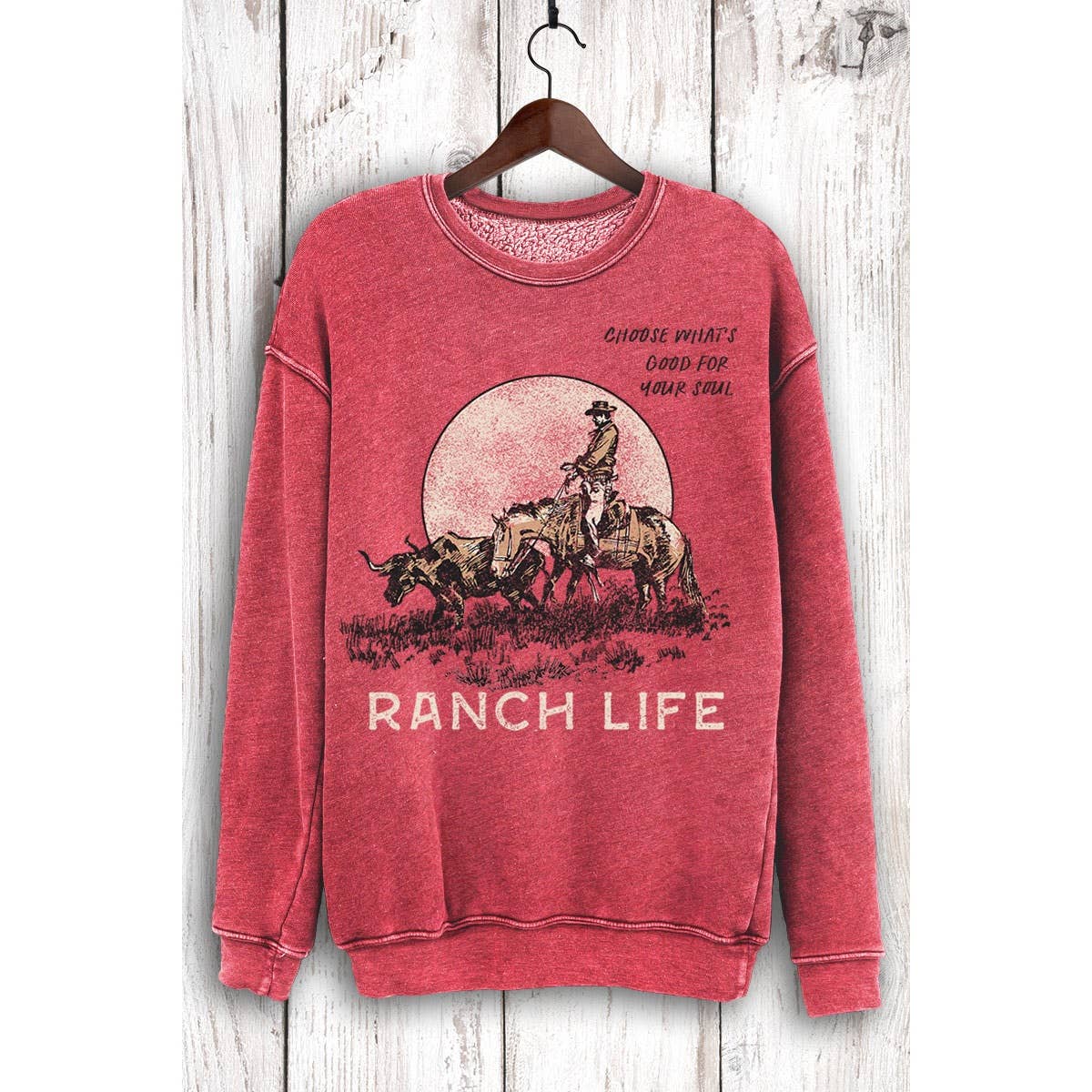 RANCH LIFE MINERAL GRAPHIC SWEATSHIRTS