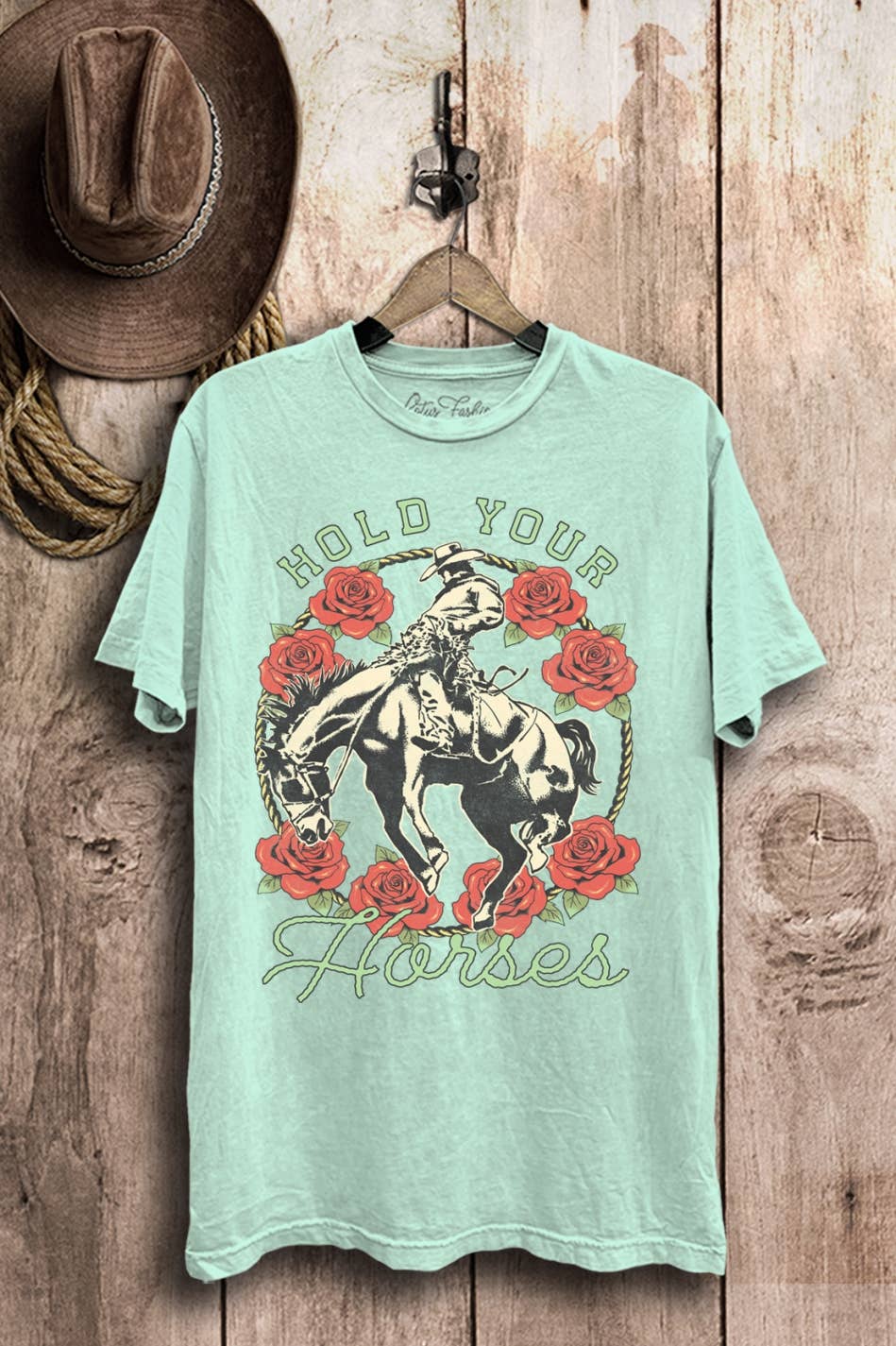 Hold Your Horses Graphic Top