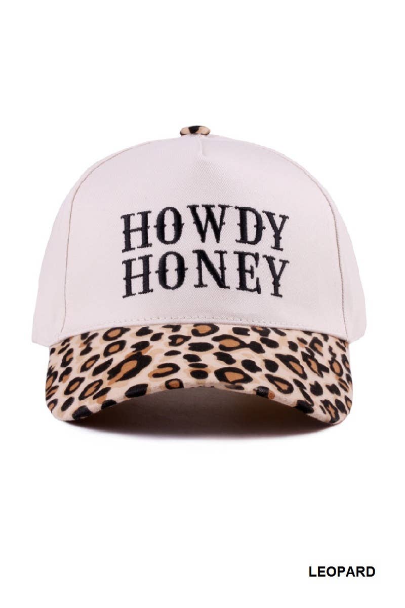 Howdy Honey Two-tone Canvas Cotton Cap