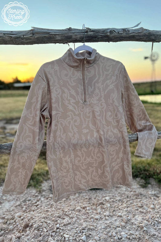 The Dusty Roads Brown Pullover