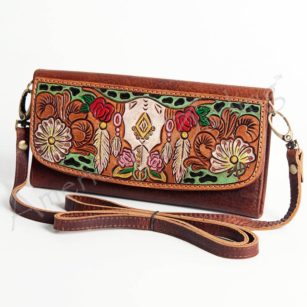 American Darling Wallet Genuine Western Leather Women Bag