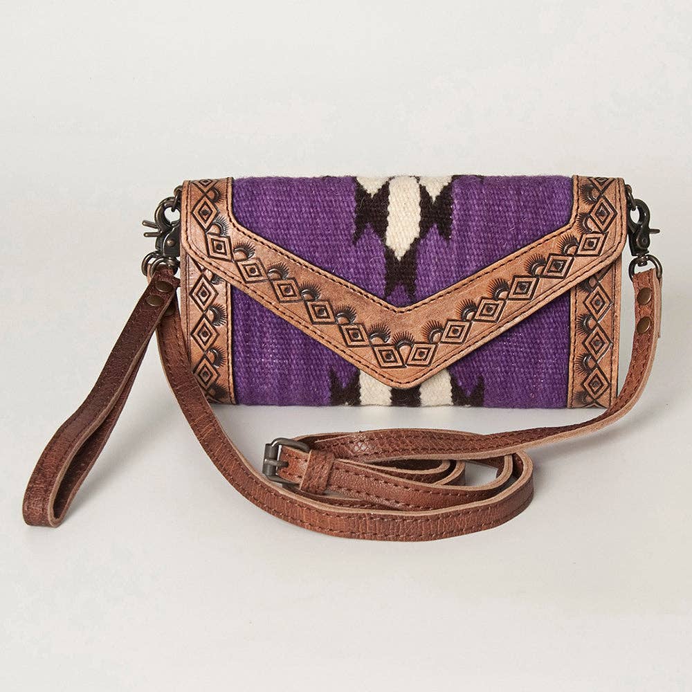 American Darling Envelope Genuine Western Leather Women Bag