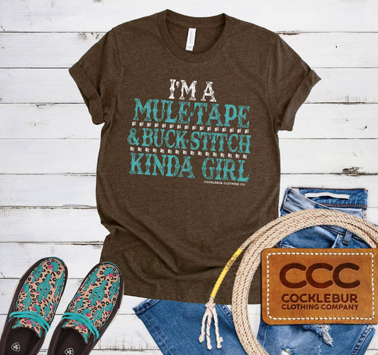 Buckstitch & Muletape Kinda Girl Graphic tee