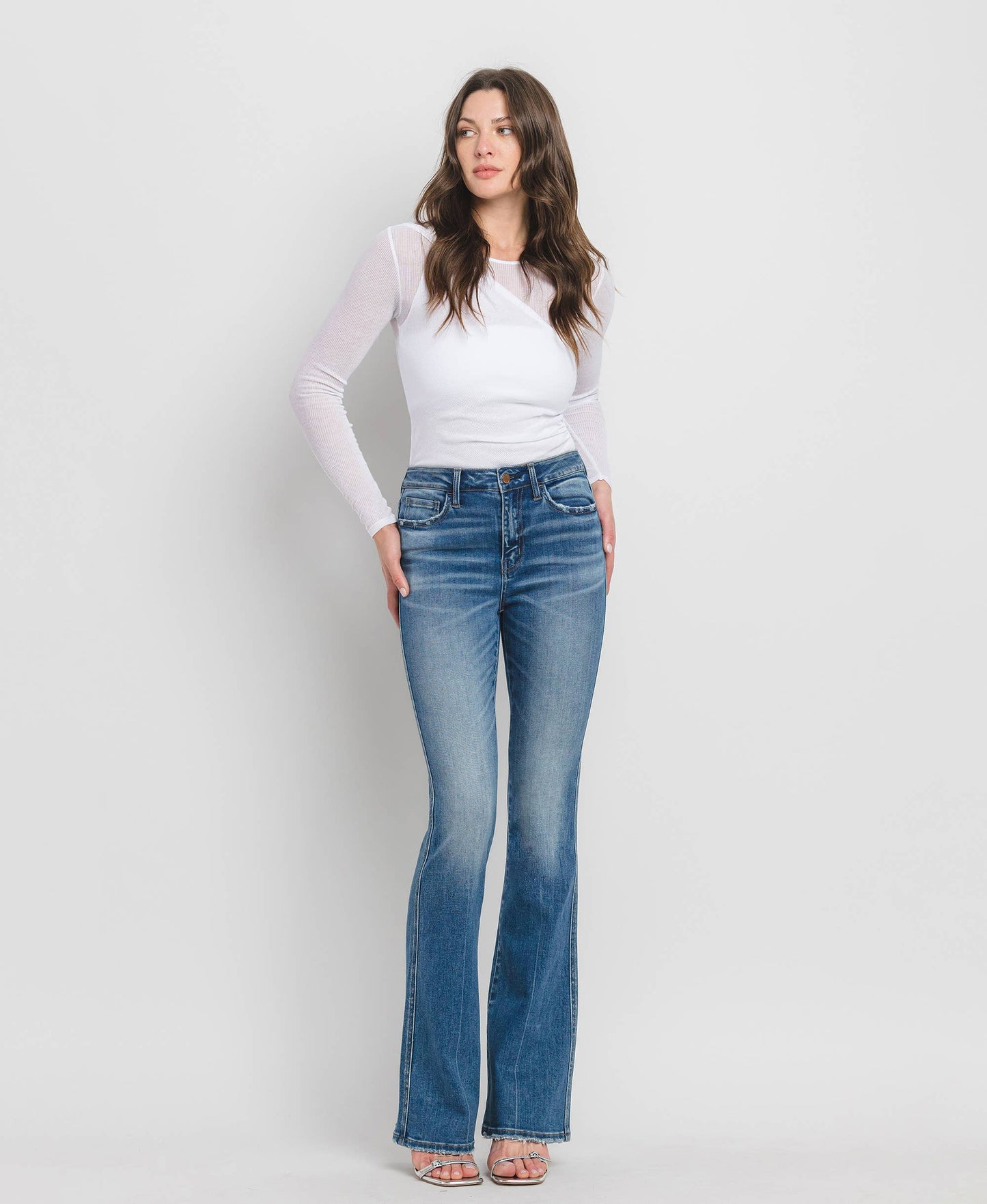 Flying Monkey HIGH RISE FULL LENGTH BOOTCUT JEANS
