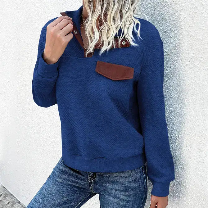 Long-sleeved Sweater Fall and Winter gray