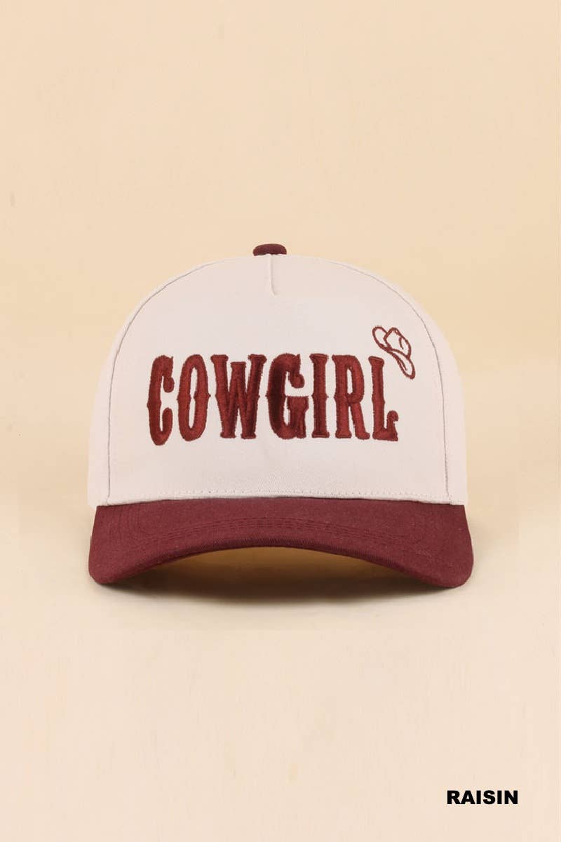 Cowgirl Two Tone Snapback Hat