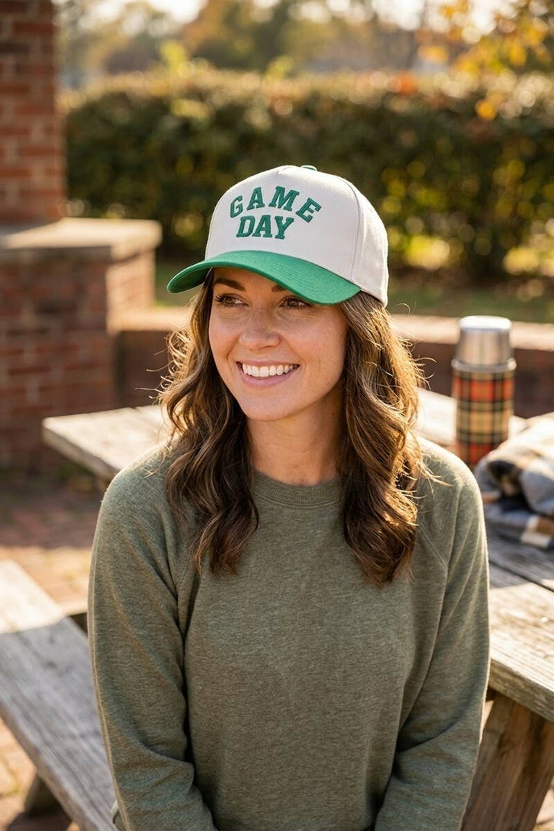 Game Day Two Tone Canvas Cotton Cap