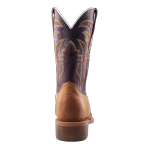 R. Watson Men Cowhide Tuscan Tan with a Vino Top  11 inches high Boot