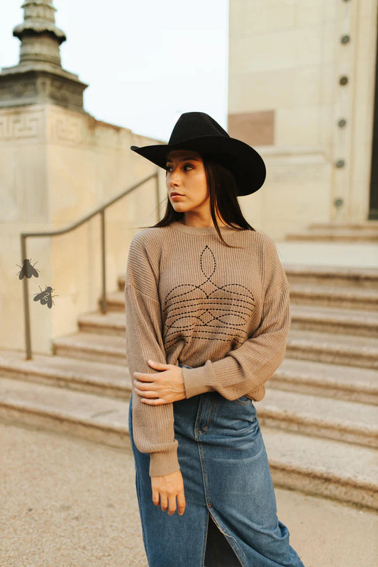 Yuma Boot Stitch Sweater