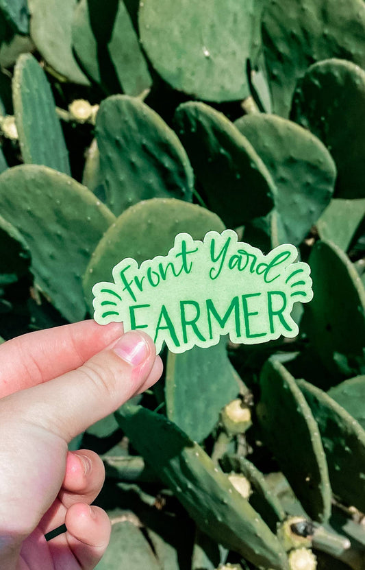 Front Yard Farmer Sticker